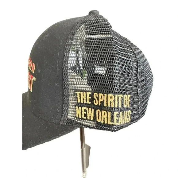 Black Southern Comfort Logo Trucker Hat Cap Snapback Spirit of New Orleans - Picture 2 of 3